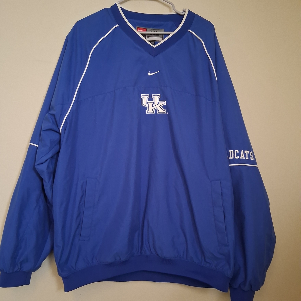 Nike Blue Wildcats V-Neck Jacket
